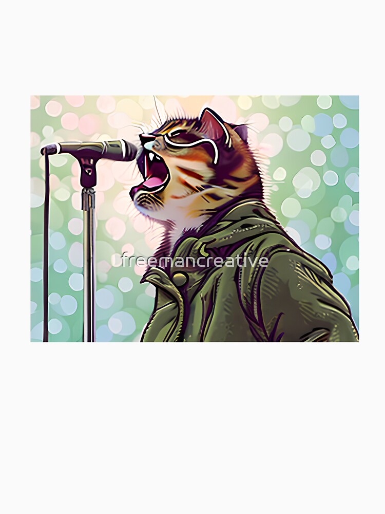 britpop cat by freemancreative T-Shirts, Hoodie, Sweatshirt | BlankRebels.com (Image 3)