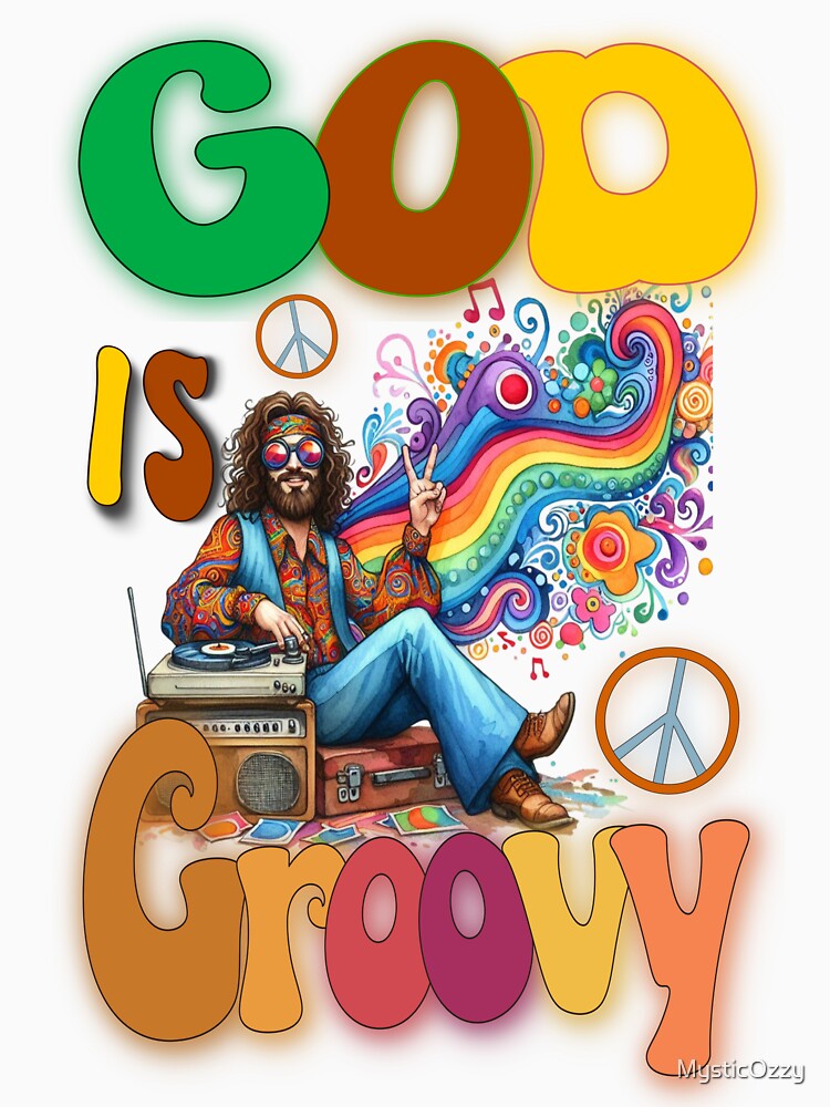 God is Groovy: Grovy Vibes by MysticOzzy T-Shirts, Hoodie, Sweatshirt | BlankRebels.com (Image 3)