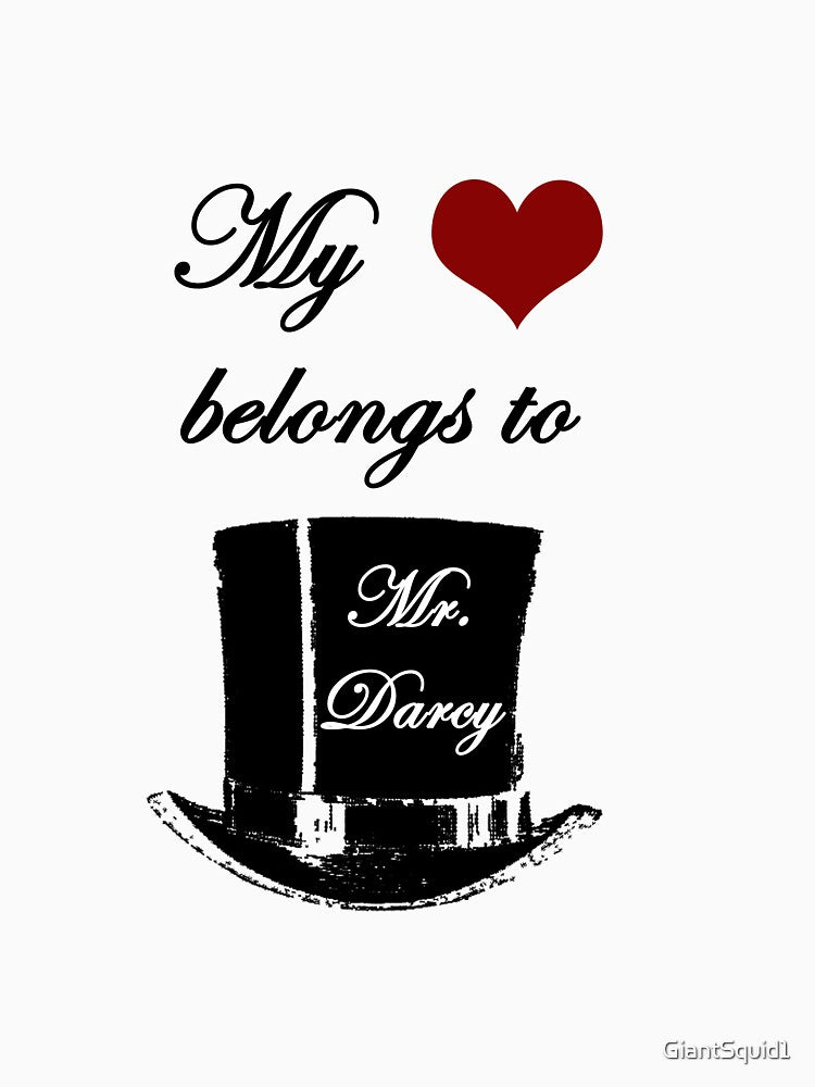Mr. Darcy Has My Heart by GiantSquid1 T-Shirts, Hoodie, Sweatshirt | BlankRebels.com (Image 3)