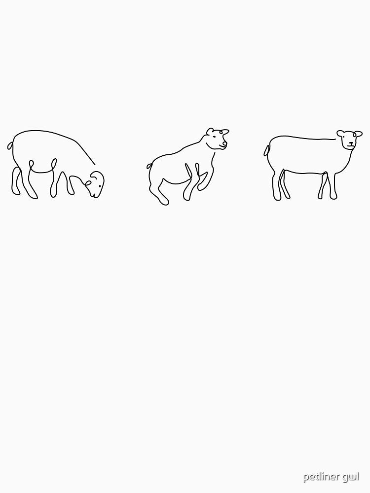 sheep (white/green) by spacebuzzz . jase T-Shirts, Hoodie, Sweatshirt | BlankRebels.com (Image 3)