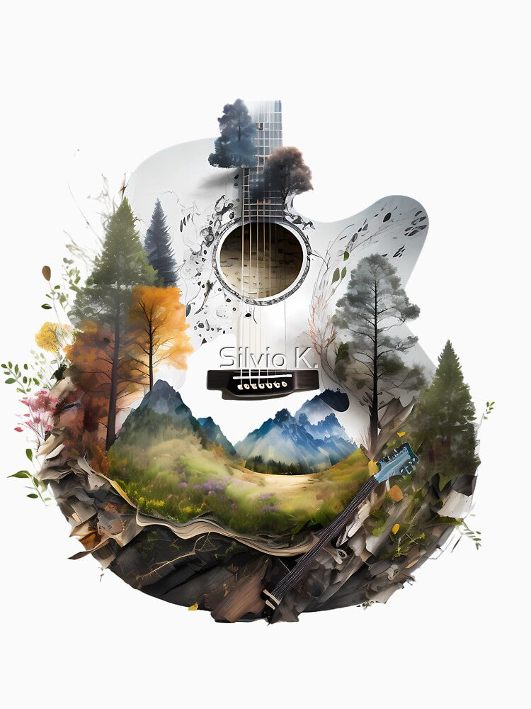 Fusion of Guitar and Nature by Silvio K.