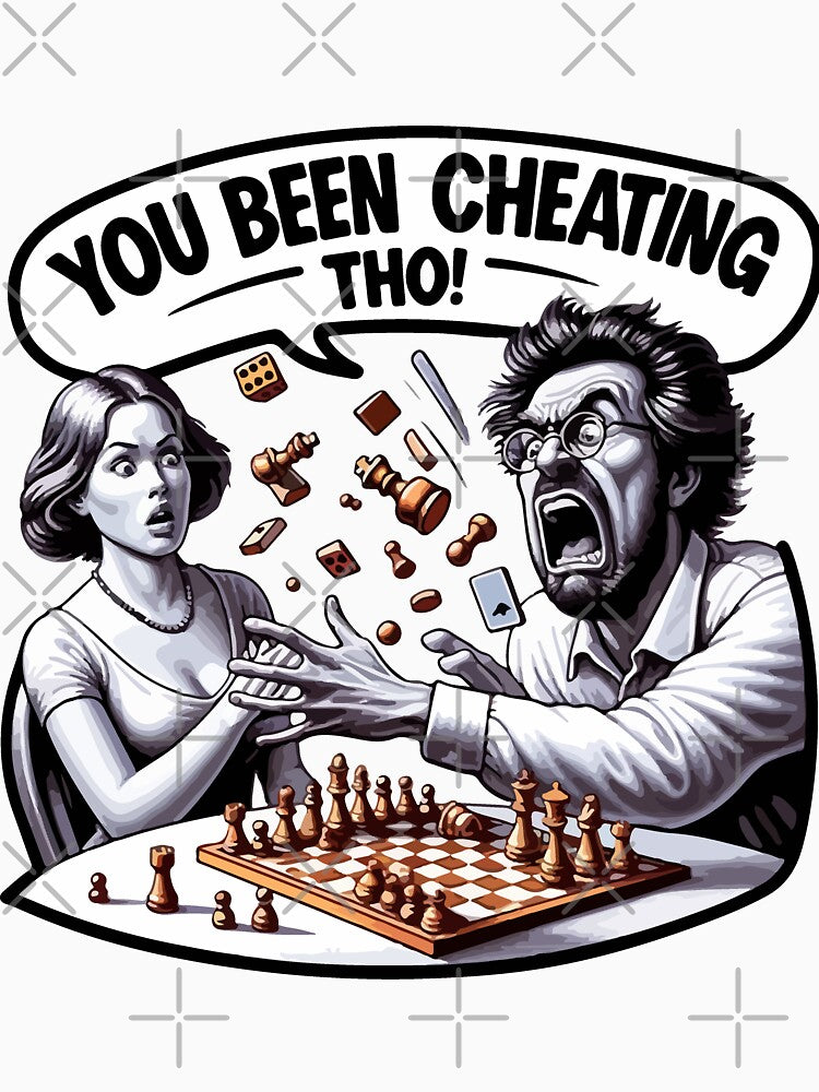 You Been Cheating Tho: Board Game Dispute by LexicalLegend T-Shirts, Hoodie, Sweatshirt | BlankRebels.com (Image 3)