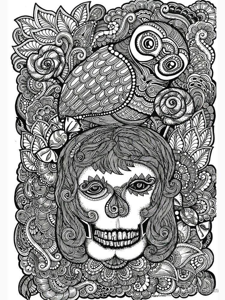 Miss Skellia by SarahSalim T-Shirts, Hoodie, Sweatshirt | BlankRebels.com (Image 2)