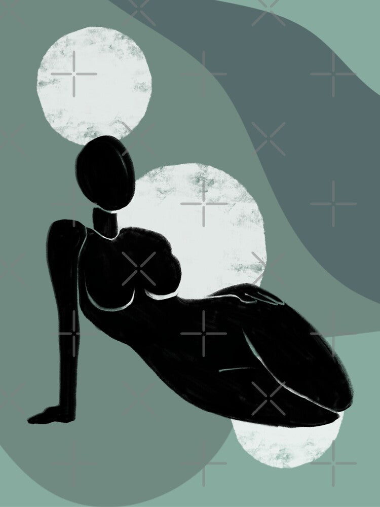 Boho Moons & Woman Silhouette by Dee Creates Art T-Shirts, Hoodie, Sweatshirt | BlankRebels.com (Image 2)