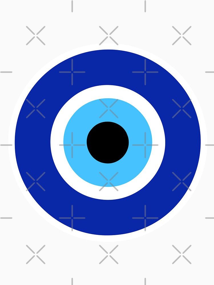 Evil Eye Sticker by marianna32002 T-Shirts, Hoodie, Sweatshirt | BlankRebels.com (Image 3)