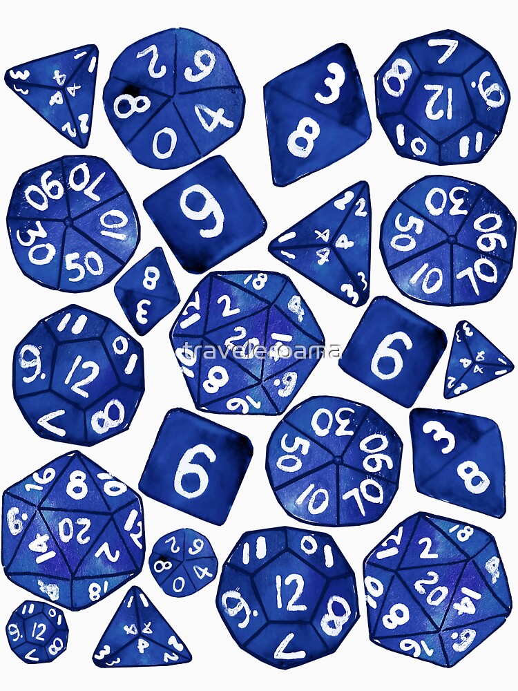 Blue Dice by traveleroama T-Shirts, Hoodie, Sweatshirt | BlankRebels.com (Image 3)