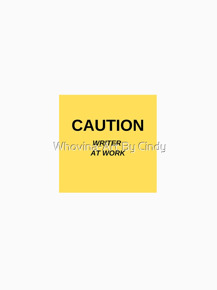 Writer Caution Mug by Whovina-Art By Cindy