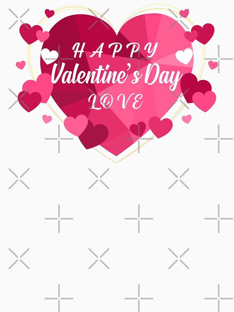 happy valentine day love design love tshirts love and heart design by tshirtsdesign9 Hoodie, Sweatshirt (Image 3)