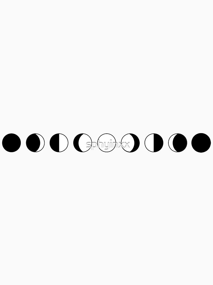 Lunar phases 02 by sphyinxx T-Shirts, Hoodie, Sweatshirt | BlankRebels.com (Image 3)