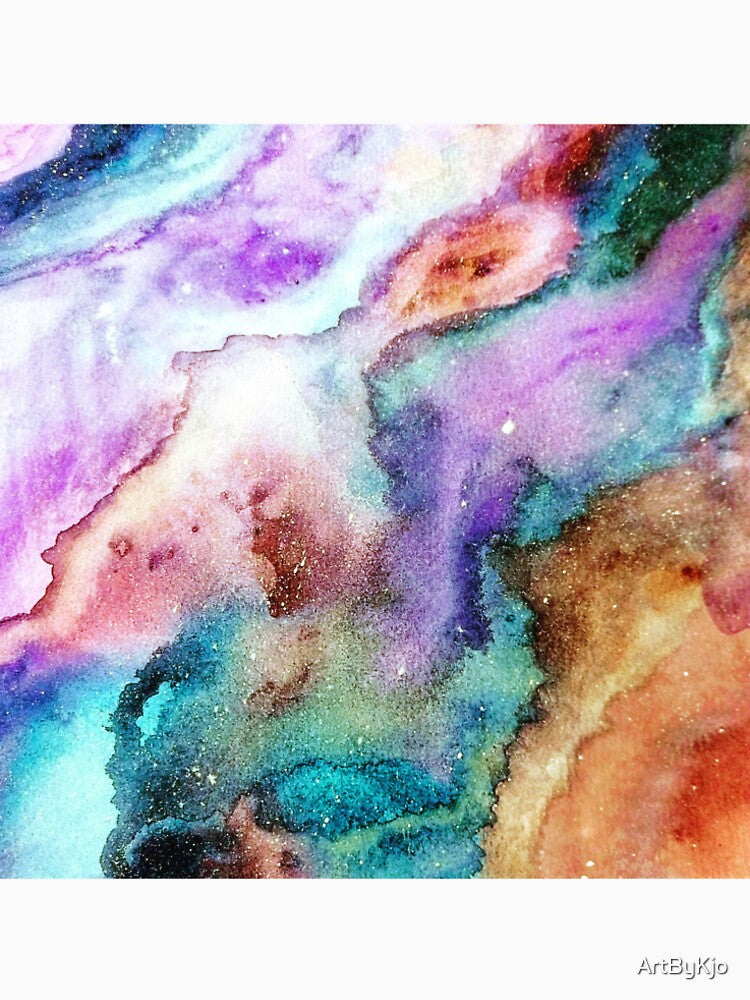 Watercolor Galaxy - colorful universe by Telli Bear Creations T-Shirts, Hoodie, Sweatshirt | BlankRebels.com (Image 2)