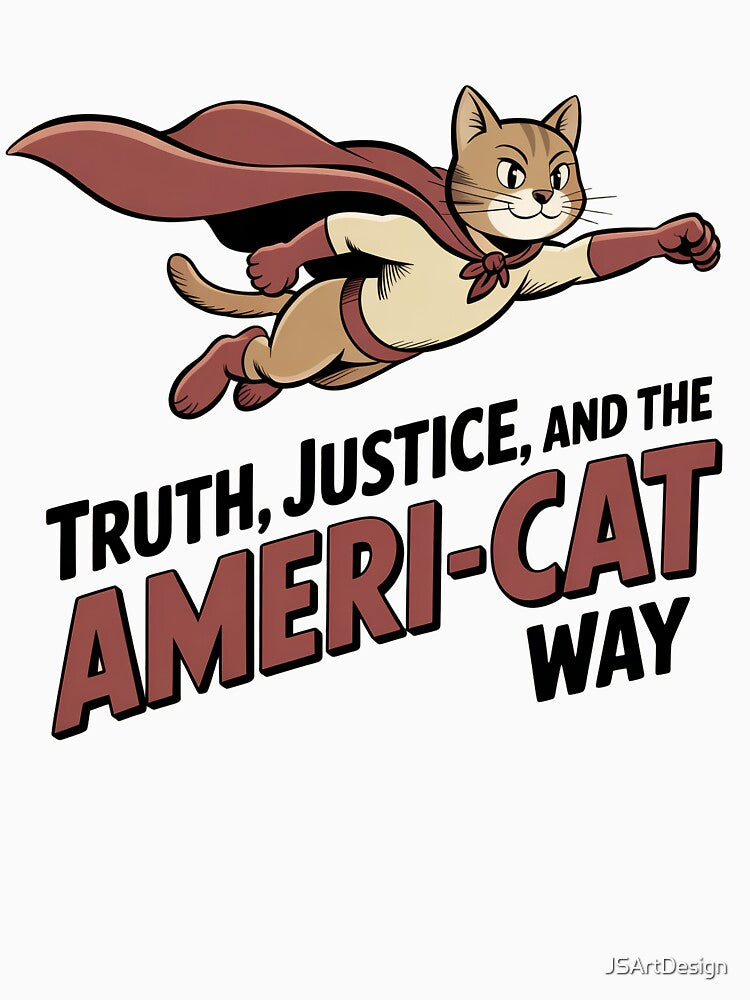 Super cat retro graphic mashup | vintage tshirt by JSArtDesign Hoodie, Sweatshirt | BlankRebels.com (Image 3)