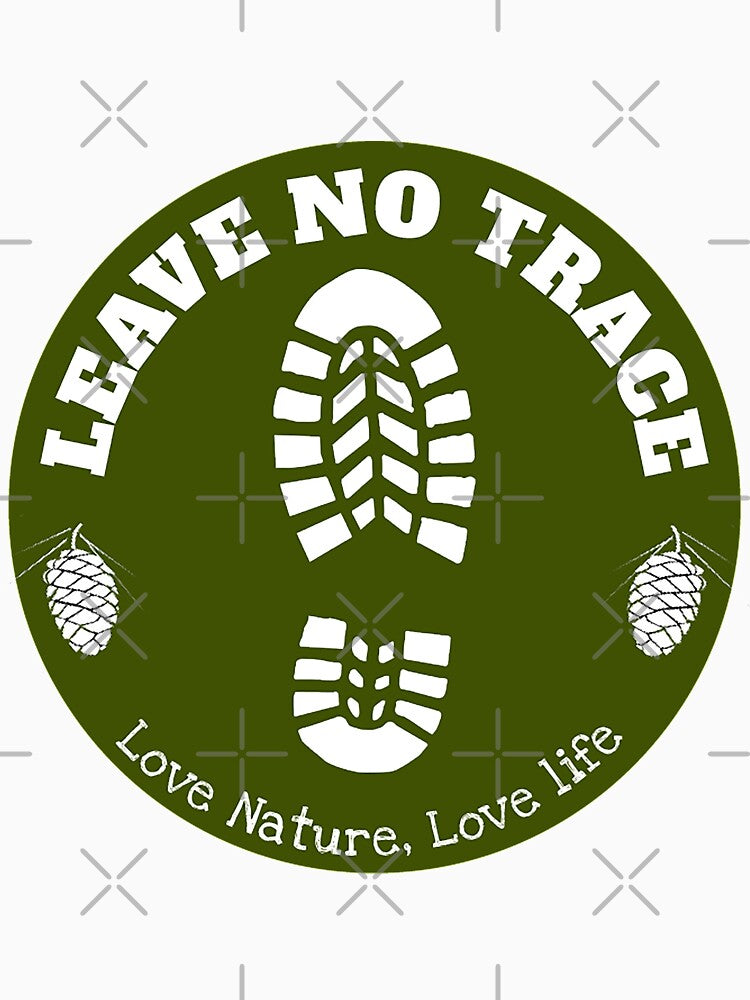 Leave No Trace Shirt - Love Nature Shirt - Respect nature t-shirt - Protect nature t shirt - Wilderness Shirt (Image 3)