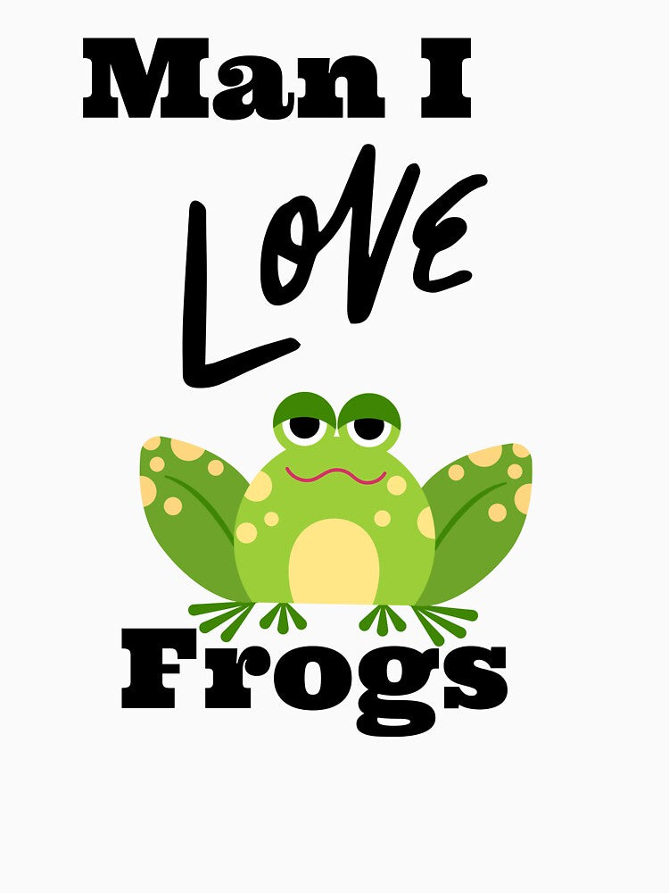 Man ilove frogs by Aminesnip T-Shirts, Hoodie, Sweatshirt | BlankRebels.com (Image 3)
