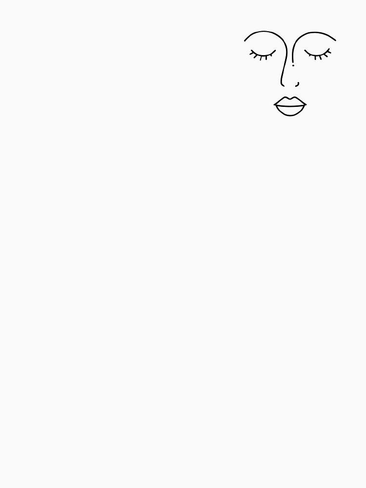 One Line Face by kastabembe T-Shirts, Hoodie, Sweatshirt | BlankRebels.com (Image 3)