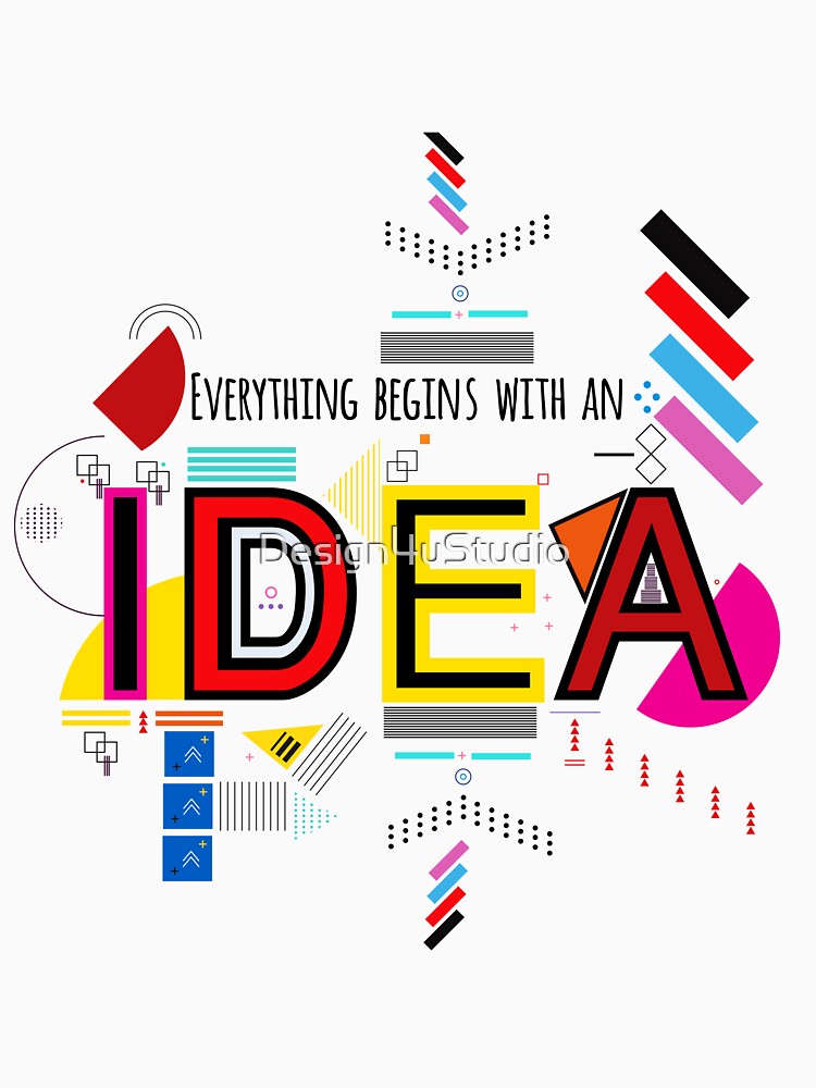 Everything begins with an idea 1 by Design4uStudio T-Shirts, Hoodie, Sweatshirt | BlankRebels.com (Image 3)
