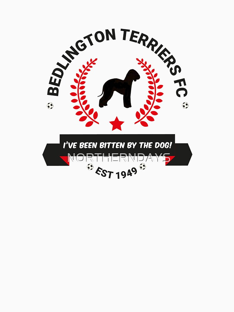 Bedlington Terriers Football Club Inspired Badge by NORTHERNDAYS