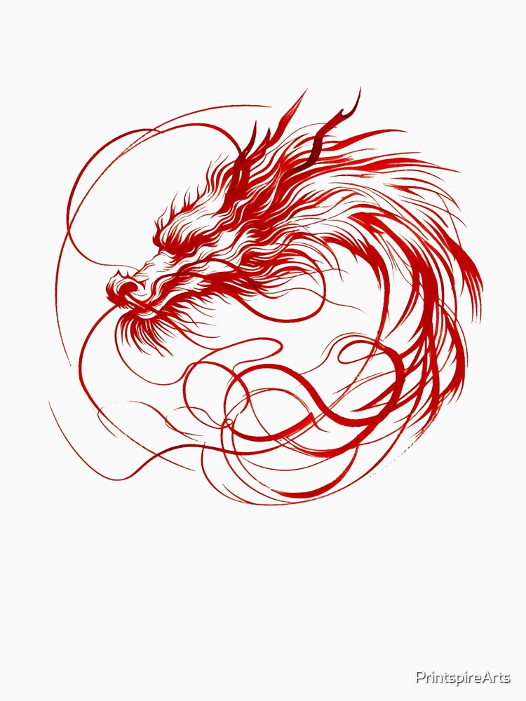 Red Dragon by PrintspireArts T-Shirts, Hoodie, Sweatshirt | BlankRebels.com (Image 3)