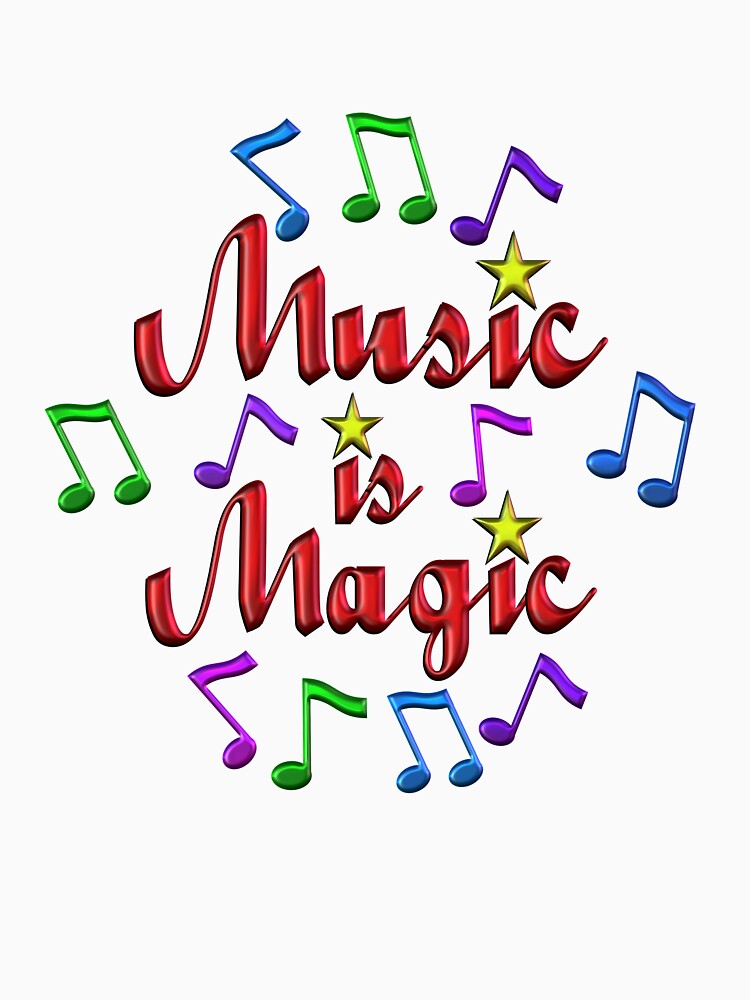 Music is Magic by CoolDoodles T-Shirts, Hoodie, Sweatshirt | BlankRebels.com (Image 3)