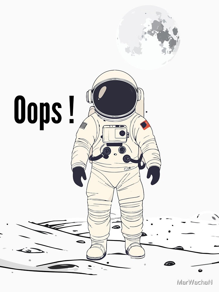 Fake Astronaut – Funny & Creative Space Illustration by MarWachaN T-Shirts, Hoodie, Sweatshirt | BlankRebels.com (Image 3)