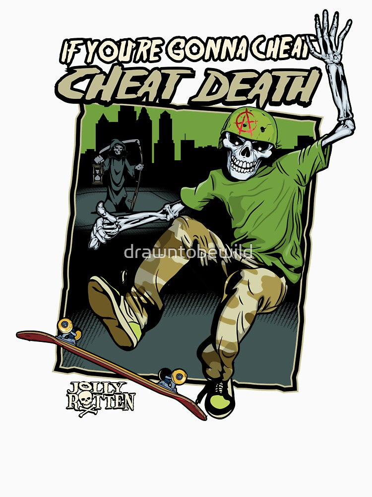 Jolly Rotten - Skateboard Art by drawntobewild T-Shirts, Hoodie, Sweatshirt | BlankRebels.com (Image 3)
