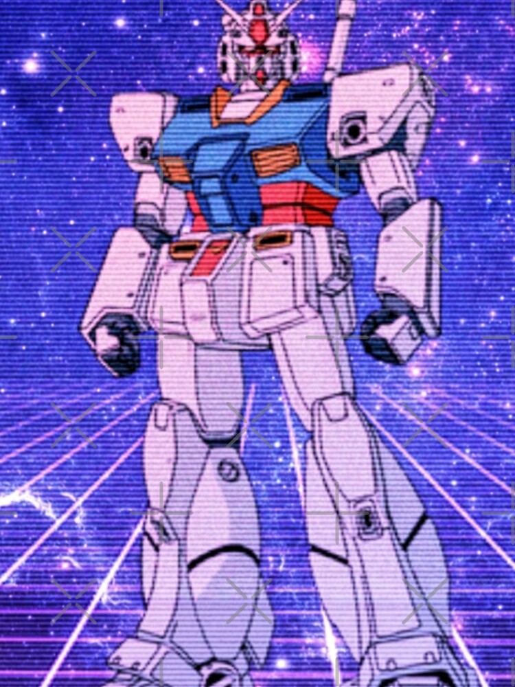 Gundam RX78 NT - Vaporwave by Yoshiyuki1998 T-Shirts, Hoodie, Sweatshirt | BlankRebels.com (Image 2)