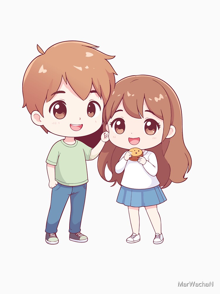 Kawaii Couple by MarWachaN T-Shirts, Hoodie, Sweatshirt | BlankRebels.com (Image 3)