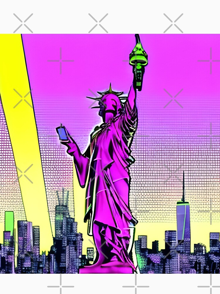 modern retro style statue of liberty by imagenia T-Shirts, Hoodie, Sweatshirt | BlankRebels.com (Image 3)