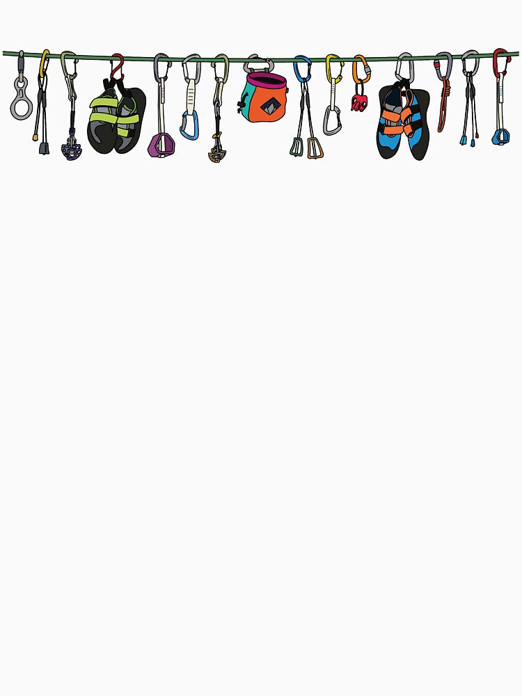 Climbing Gear On The Line by OhJaye T-Shirts, Hoodie, Sweatshirt | BlankRebels.com (Image 3)