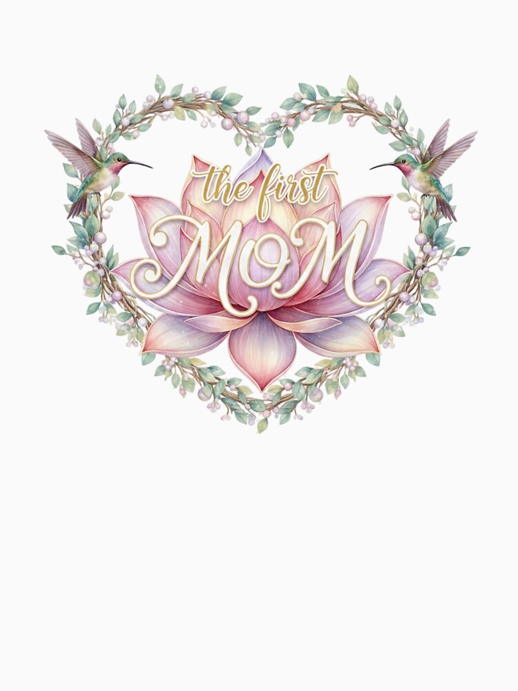 Floral Heart 'Best Mom' | First Mothers Day by RymWorld T-Shirts, Hoodie, Sweatshirt | BlankRebels.com (Image 3)