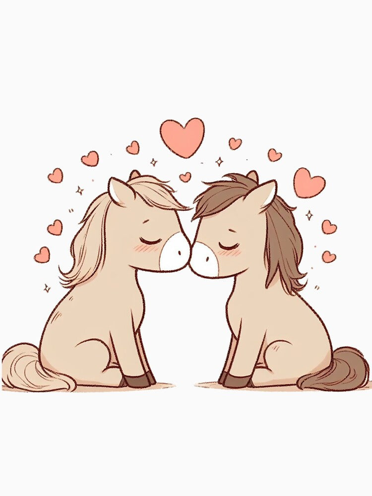 Horse Couple Valentine's Day by LemuellTrends T-Shirts, Hoodie, Sweatshirt | BlankRebels.com (Image 3)