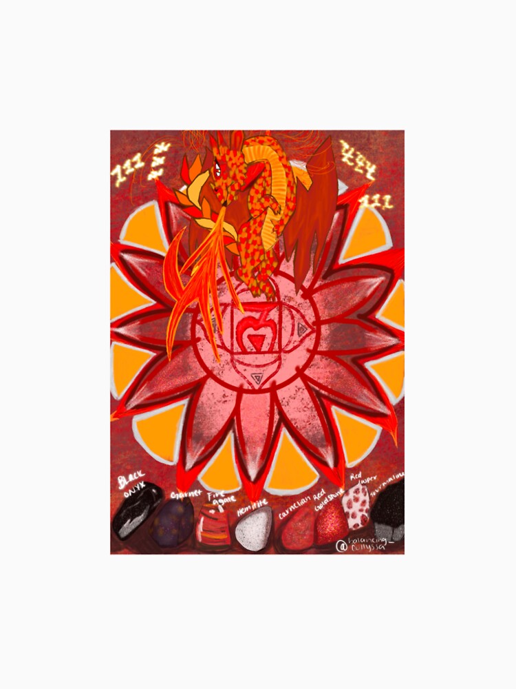 Root chakra dragon by indigenousCocoa T-Shirts, Hoodie, Sweatshirt | BlankRebels.com (Image 2)
