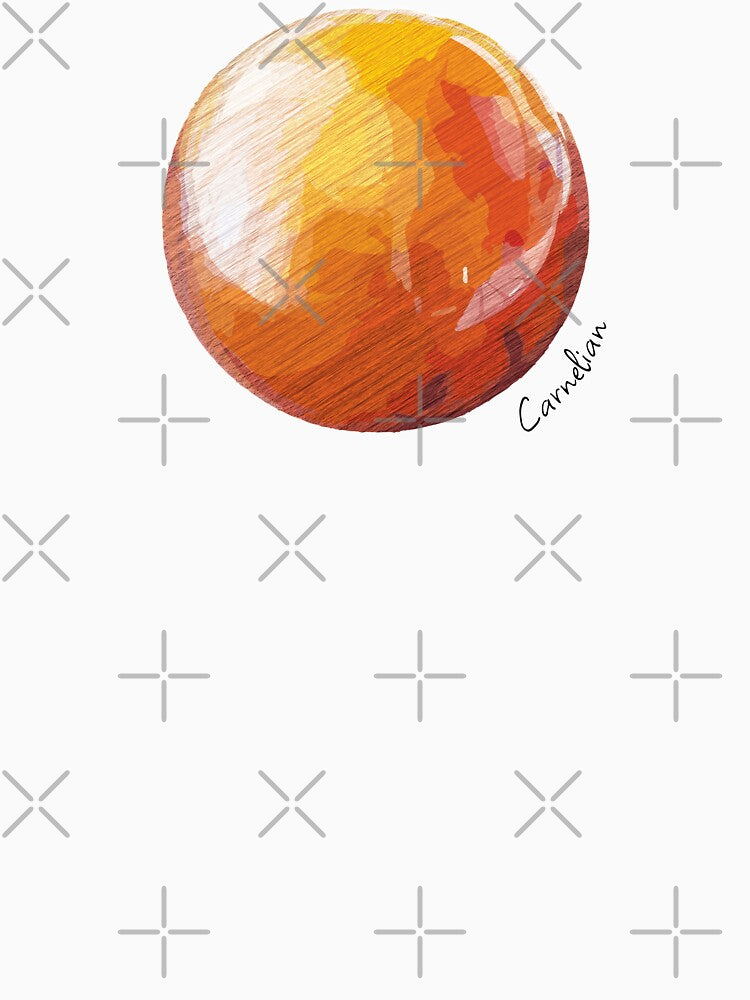 Carnelian Crystal Gemstone by Lockness Art T-Shirts, Hoodie, Sweatshirt | BlankRebels.com (Image 3)