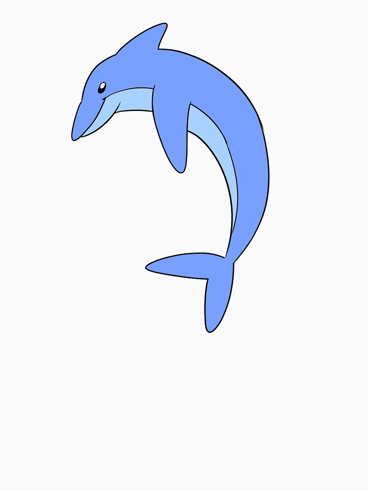 blue dolphin by gross-girl99 T-Shirts, Hoodie, Sweatshirt | BlankRebels.com (Image 3)