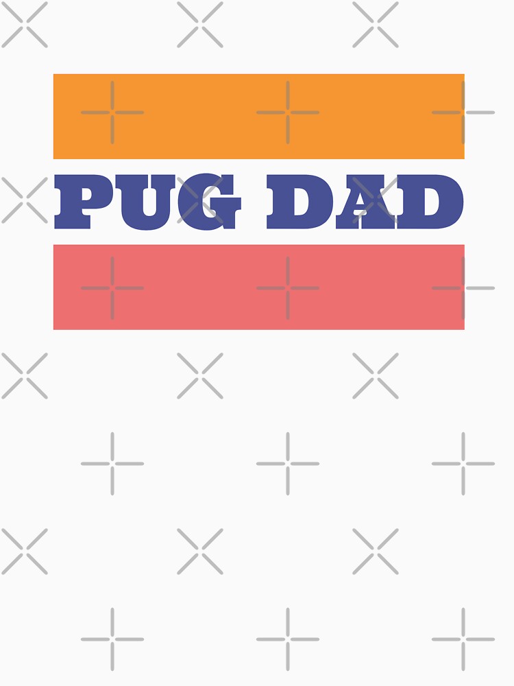 Vintage Pug Dad Retro 60s 70s by Guarddogdrive T-Shirts, Hoodie, Sweatshirt | BlankRebels.com (Image 3)