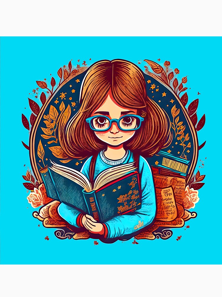 Young Book Lover Girl Holding Her Favourite Novel (Image 3)