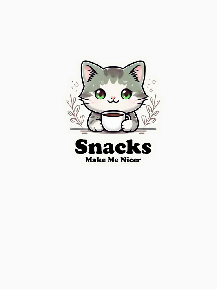 Snacks Make Me Nicer T-Shirts, Hoodie, Sweatshirt