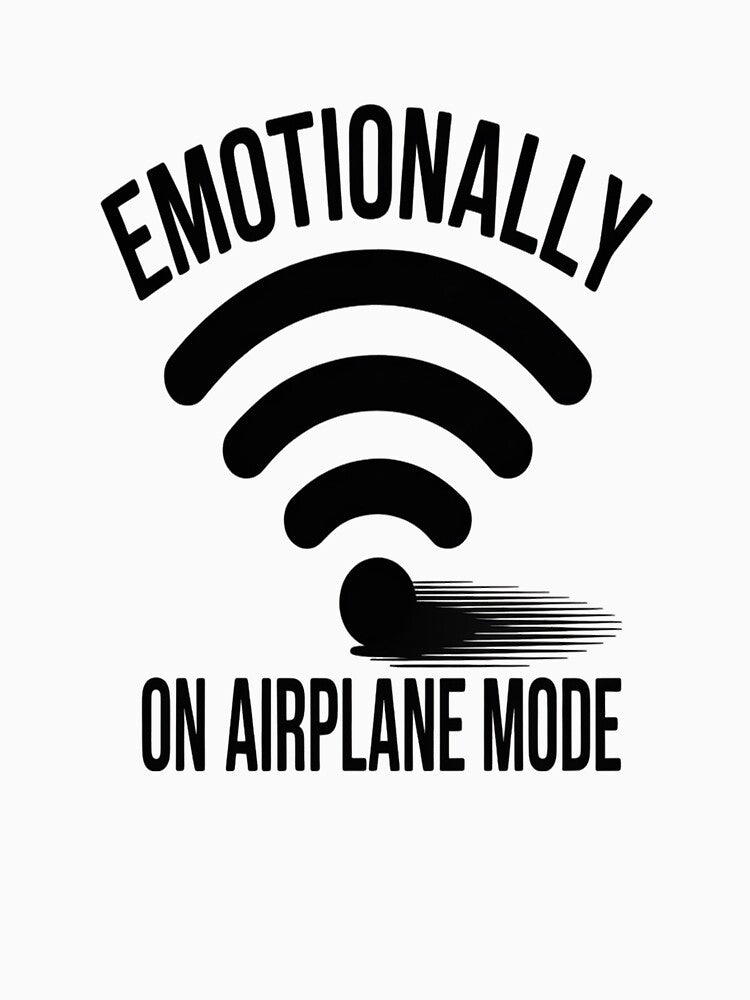 Emotionally On Airplane Mode - Tired Introvert by StuffNestie T-Shirts, Hoodie, Sweatshirt | BlankRebels.com (Image 3)