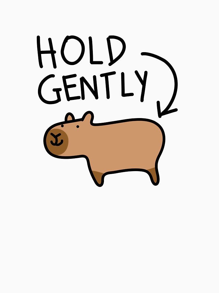 Hold my capybara by HummingGhost T-Shirts, Hoodie, Sweatshirt | BlankRebels.com (Image 3)