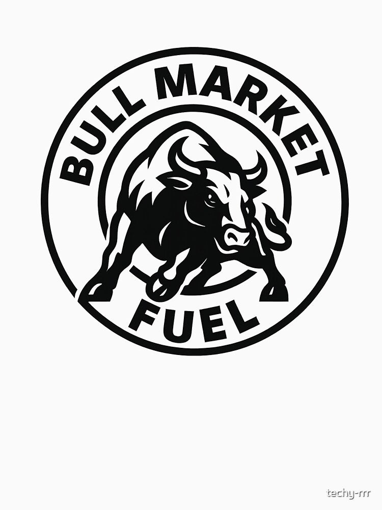 Bull Market Fuel – Giant Charging Bull Emblem by techy-rrr T-Shirts, Hoodie, Sweatshirt | BlankRebels.com (Image 3)