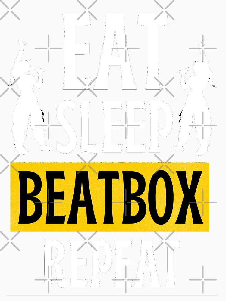 Eat Sleep Beatbox Repeat Funny Eat Sleep Beatbox Repeat Quotes by chetan786