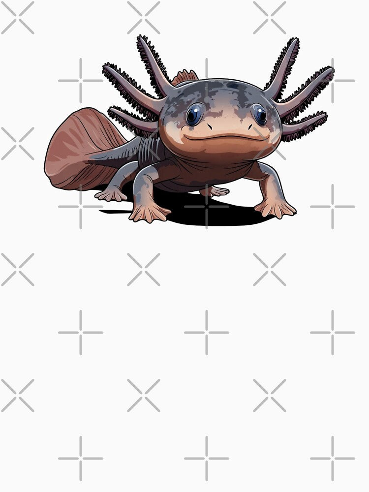Cute Axolotl Cartoon Character by Combat Skies T-Shirts, Hoodie, Sweatshirt | BlankRebels.com (Image 3)