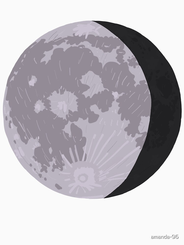 Waning Gibbous Moon by amanda-96 T-Shirts, Hoodie, Sweatshirt | BlankRebels.com (Image 3)