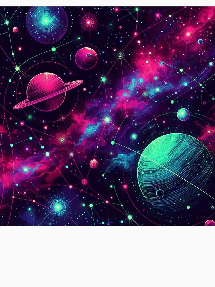 Galaxy neon by Akantha-Rain T-Shirts, Hoodie, Sweatshirt | BlankRebels.com (Image 3)