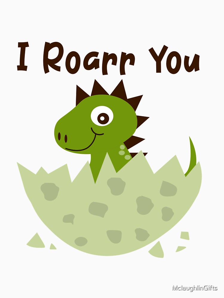 Cute Baby Dinosaur Pun by MclaughlinGifts T-Shirts, Hoodie, Sweatshirt | BlankRebels.com (Image 3)