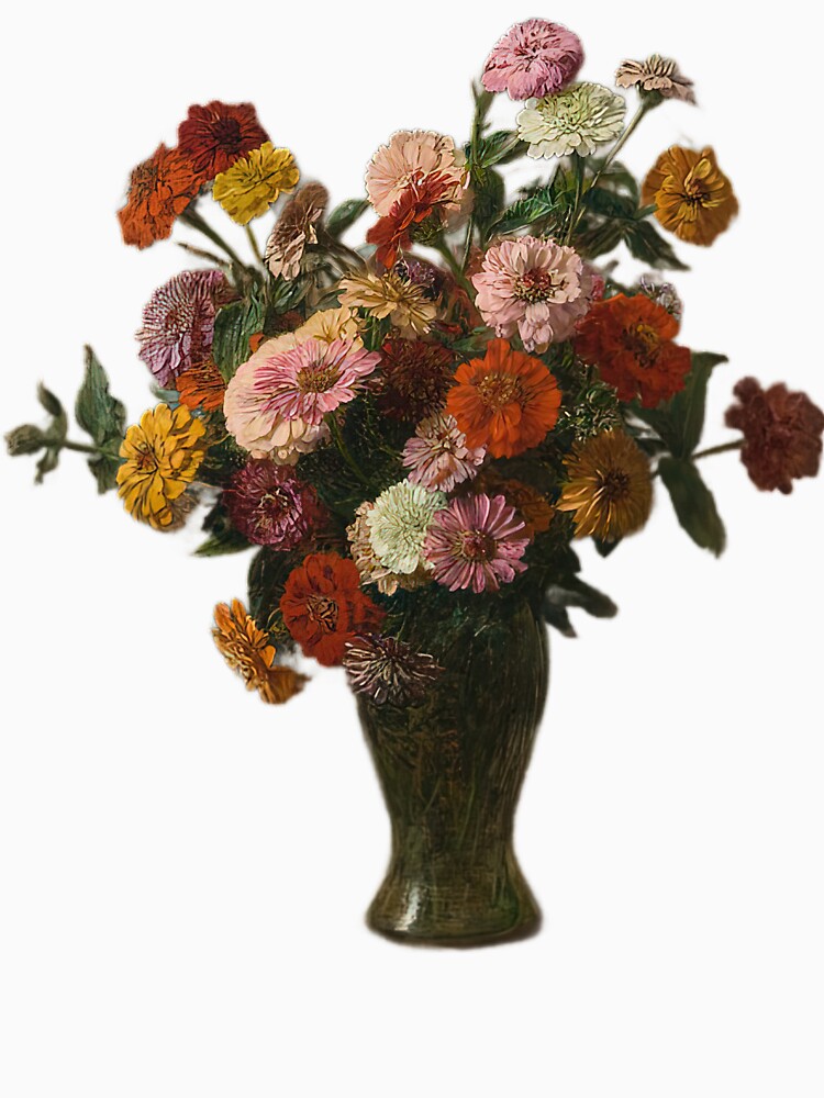 Henri Fantin-Latour's "Zinnias" (1897) by zeucontosu T-Shirts, Hoodie, Sweatshirt | BlankRebels.com (Image 3)