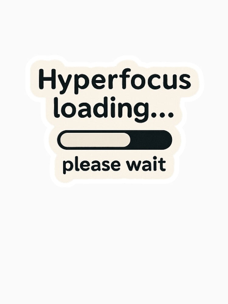 Hyperfocus Loading Please Wait by CalmChaosStudio T-Shirts, Hoodie, Sweatshirt | BlankRebels.com (Image 3)