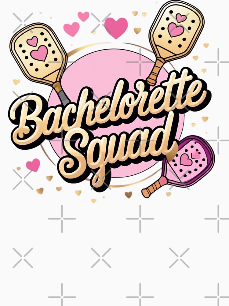 Pickleball Bachelorette Squad by FitEnvy T-Shirts, Hoodie, Sweatshirt | BlankRebels.com (Image 3)