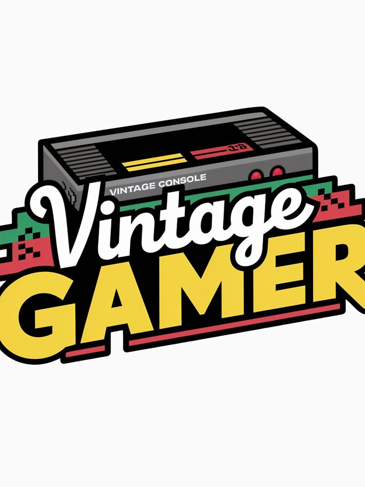 Vintage Gamer Retro Gaming Console Design by ArtByYunus T-Shirts, Hoodie, Sweatshirt | BlankRebels.com (Image 3)