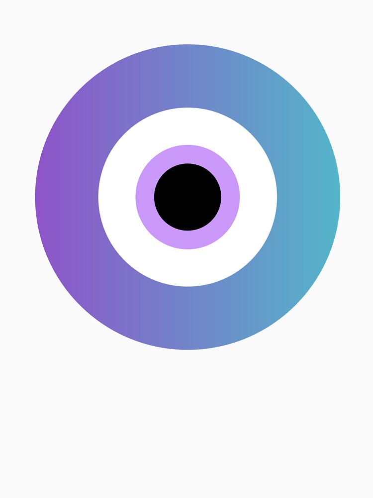 Blue-Violet Evil Eye, Eye of Nazar by Russell Steadman T-Shirts, Hoodie, Sweatshirt | BlankRebels.com (Image 3)