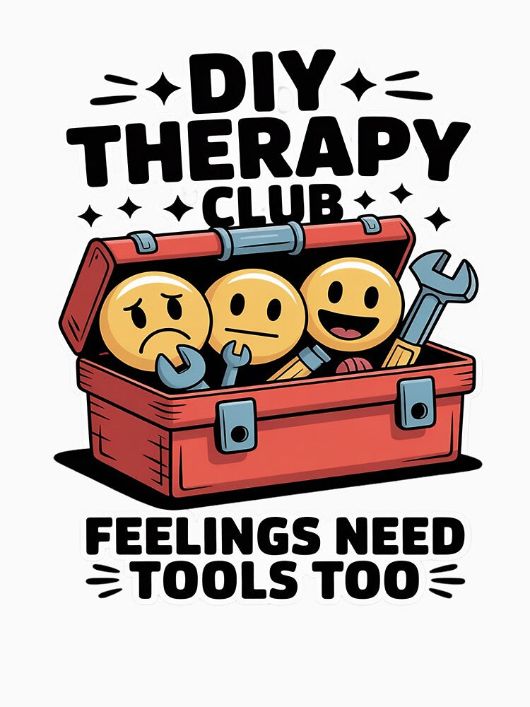 DIY Therapy Club – Fixing Myself by petrichorsworld T-Shirts, Hoodie, Sweatshirt | BlankRebels.com (Image 3)